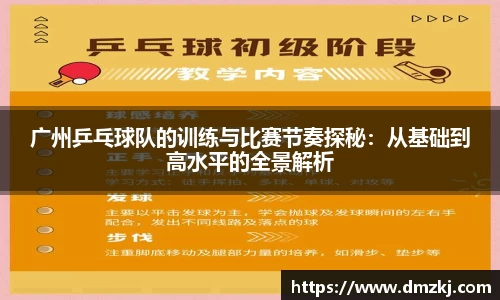 广州乒乓球队的训练与比赛节奏探秘：从基础到高水平的全景解析
